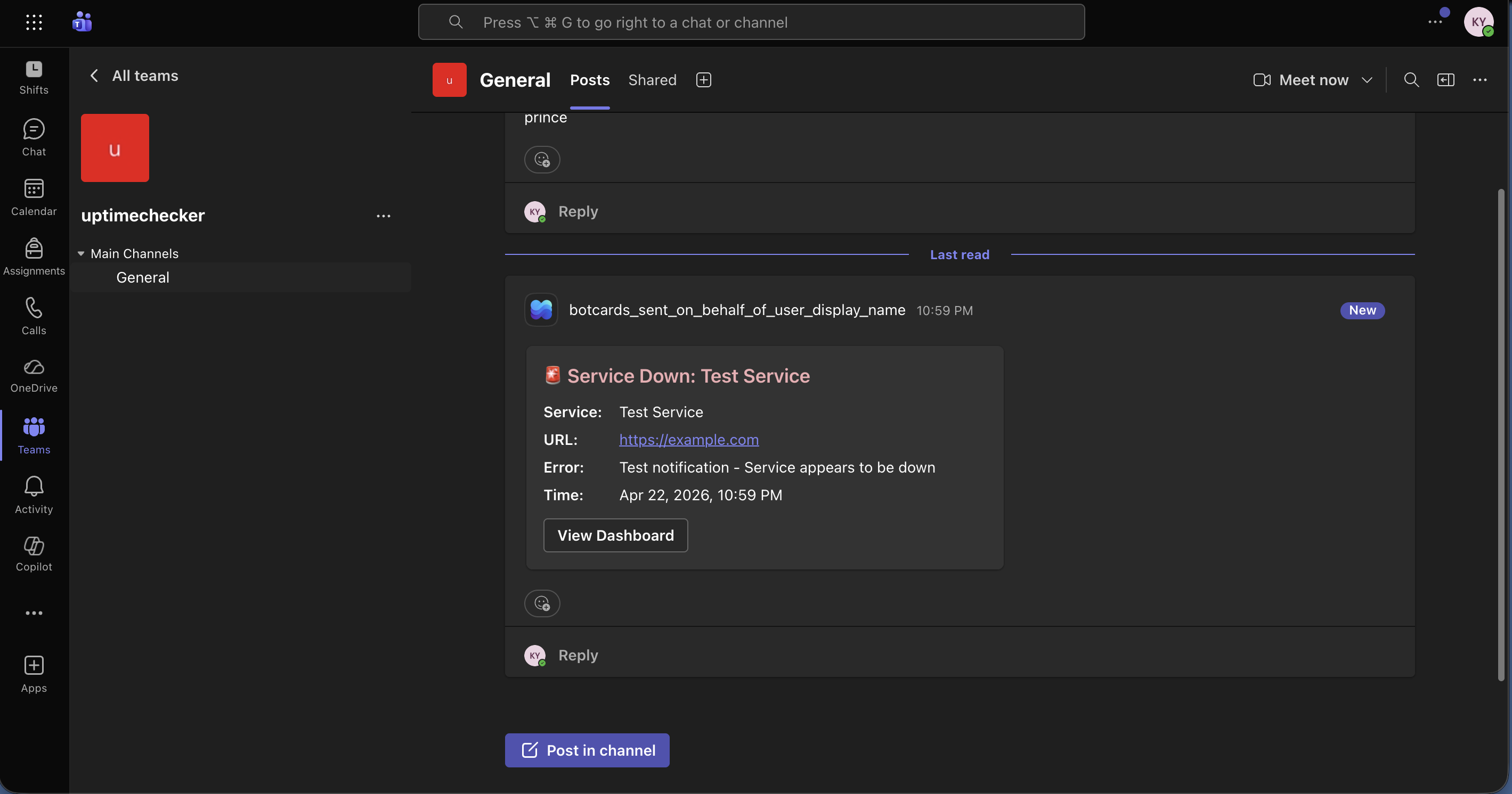 Microsoft Teams Integration